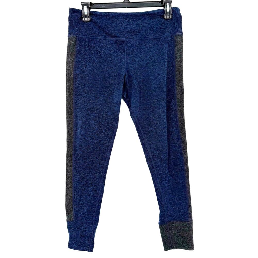 Vuori Size Large Blue Gray Athletic Leggings Athleisure Comfort Casual Workout